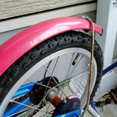 子ども用16インチ自転車　補助輪ありの画像