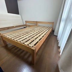 配達可【シングルベッドフレーム】【無印良品】【在庫②点】【管理番号11611】