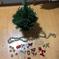 クリスマスツリー＆飾りセット