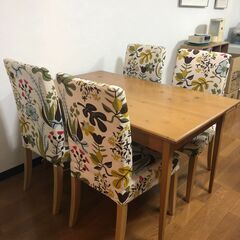 テーブルセットを無料で差し上げます