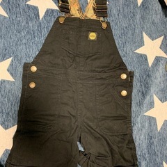 110ｻｲｽﾞ オーバーオール　黒