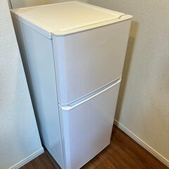 【急募】冷蔵庫差し上げます　ハイアール　カラー：ホワイト　121L　