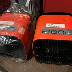 卓上加湿付きヒーター2つ
