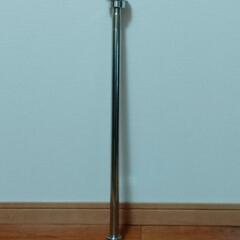 美品 つっぱり棒 60cm~100cm ステンレス
