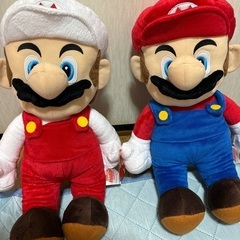 スーパーマリオ　特大ぬいぐるみ2体セット　値下げ済