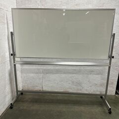 【ジモティ限定特価】 ホワイトボード キャスター付 両面 180×90cm N0458G