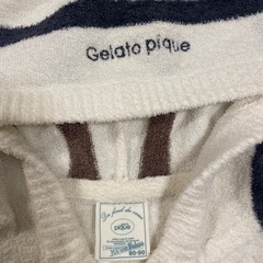 ジェラピケ　ポンチョ　80〜90サイズ　アウター　80サイズ　ジェラートピケの画像