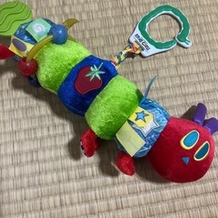 ★腹ペコあおむし　知育おもちゃ　ぬいぐるみ　バリバリ　リンリン音...