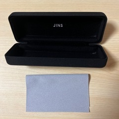 👓JINZメガネケース黒　新品未使用✨