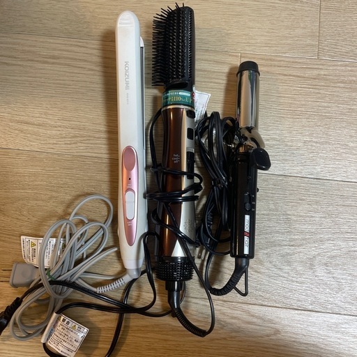 ドライヤーアイロン3セット