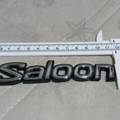 日産純正　B14系サニー　saloonエンブレム中古の画像