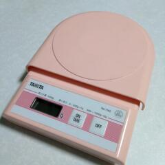 タニタ デジタルスケール ピンク