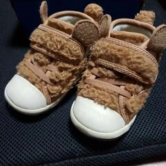 赤ちゃんくつCONVERSE ALLSTAR　くまデザインスニー...