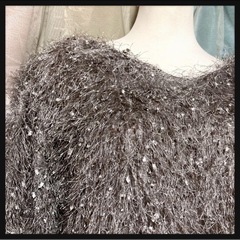 ꒰apres jour꒱ふわふわ シャギーニット 灰色 夢可愛い