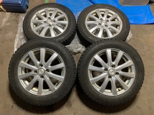 【交換費込み】175/65R15 7〜8分山 ICENAVI6　スタッドレスタイヤ4本セット
