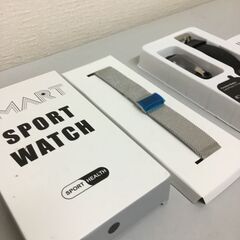 🐱【新品・未使用品】スマートウォッチ「Smartwatch」 iPhone/Android対応 Bluetooth5.3通話機能付き  多種類文字盤自由設定 多種類運動モード Twitter/Facebook/Lineなど着信通知 多言語対応 音声アシスタント 日本語説明書付き(ブラック)の画像