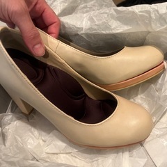ベージュパンプスM フラボア★値下げ交渉可の画像