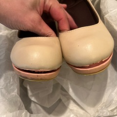 ベージュパンプスM フラボア★値下げ交渉可の画像