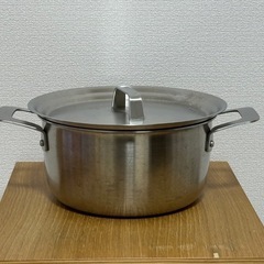 無印良品　ステンレスアルミ全面三層鋼両手鍋