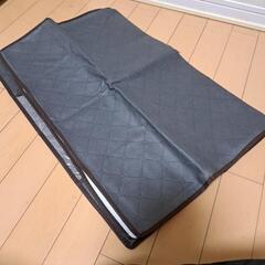 衣装ケース(布製)　75リットル　グレー　未使用新品　衣類収納袋...