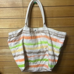 LALACUB　ストライプ柄トートバッグの画像