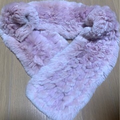 秋・冬使えるトップスセット マフラー付き　レディースの画像