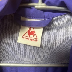 le coq sportif 紫 ジップアップジャケットの画像