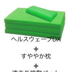 最終価格になります！28日までに引渡し先が決まらなかった場合削除します。ヘルスウェーブゴールド すややか D.C.Version デラックス 3点セット