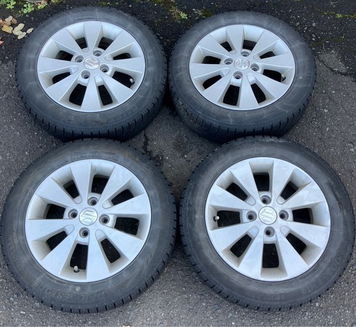 19年製 155/65r14 スタッドレス　ホイール付き