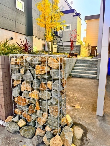 ガビオン作成、見積もり無料でいたします。