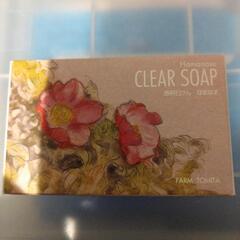 化粧石けん　空箱　はまなす絵柄