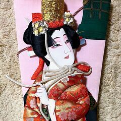 真多呂人形　木目込み羽子板