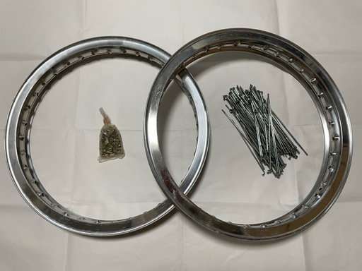 Excelリム　当時物　アルミホイールセット スポーク付き