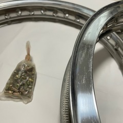 Excelリム　当時物　アルミホイールセット スポーク付きの画像