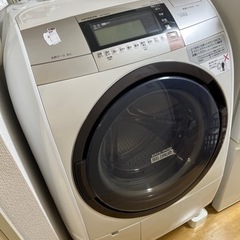 【引取者決定】12/19(木)以降お届け　ドラム式洗濯乾燥機　2016年製　日立の画像