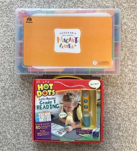 知育玩具 HOT DOTS \u0026 Magnet Letters