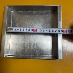 流し缶　内寸18センチ　の画像