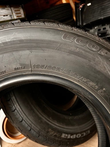 ハイエース 新車外し 夏タイヤ4本セットBRIDGESTONE 【公式通販】