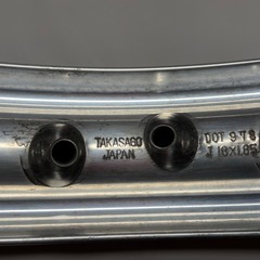 Excelリム　当時物　アルミホイールセット スポーク付きの画像