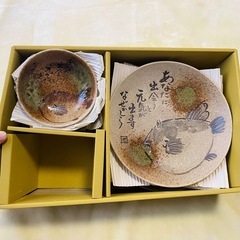 ふぐの大皿 小皿5枚ずつセット