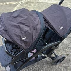 双子用ベービーカー　joie ジョイー　2人乗り　ベビーカーの画像