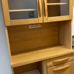 大川家具木製食器棚