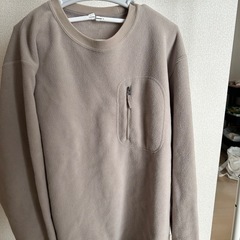 ユニクロフリースベージュの画像