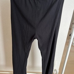 sheinフレアパンツ黒