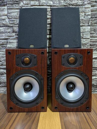 レア品シリアルNo.同番、MONITORAUDIO　BRONZEＢ１ローズマホガニー２本１組、美品、美音直接引き取りに来られる方限定品です!