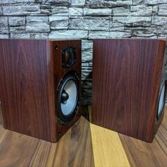 レア品シリアルNo.同番、MONITORAUDIO　BRONZEＢ１ローズマホガニー２本１組、美品、美音直接引き取りに来られる方限定品です!の画像