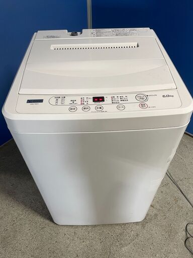 【良品】YAMADA 6.0kg洗濯機 YWM-T60H1 2021年制 通電確認済み 人気 早い者勝ち 引取歓迎 配送OK