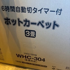 電気カーペット　ホットカーペット