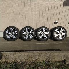 195/55-16 スタッドレスタイヤ　ホンダ純正アルミ４本の画像