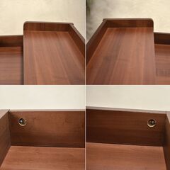 ≪zyt1721ジ-中≫ 小型シューズラック 2段タイプ 引き出し付き ブラウン系 組立済 現状品 Pluvia?/プルウィア? 下駄箱/シューズボックス/中古家具/宮城県仙台市 61014-09の画像